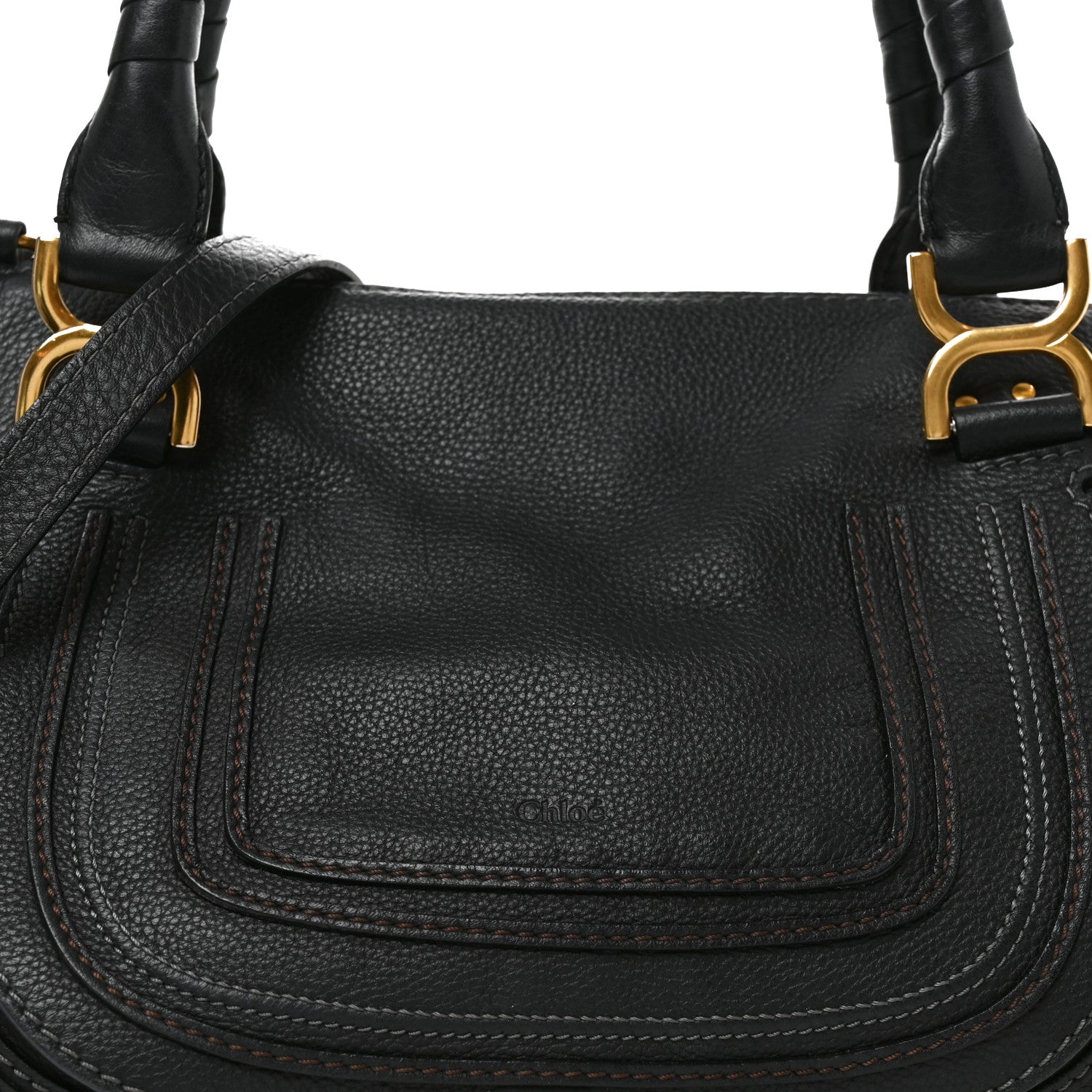 Chloe Calfskin Medium Marcie Satchel Black 8 of 12