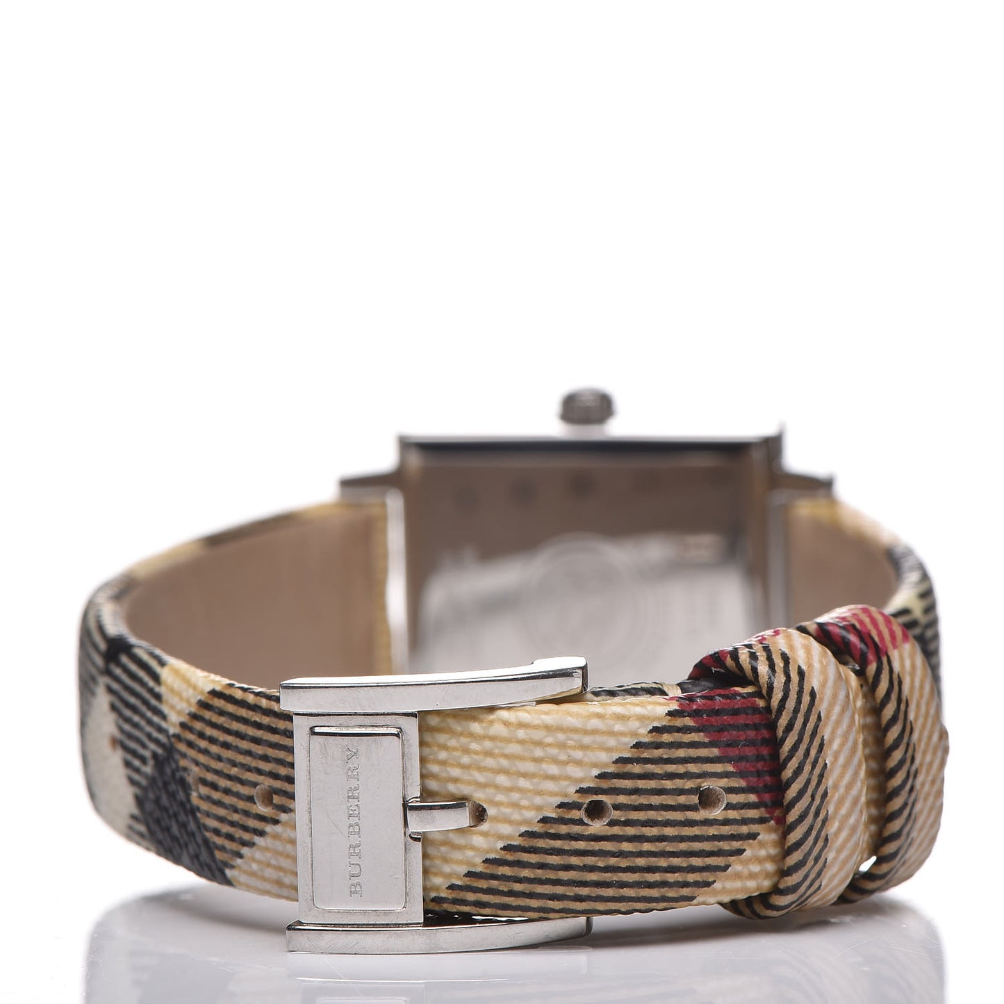 Stainless Steel Calfskin 24mm Nova Check Quartz Watch BU2016