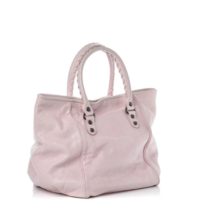 Balenciaga Agneau Classic Hardware S Sunday Tote Rose Poudre Rose Petunia 3 of 17