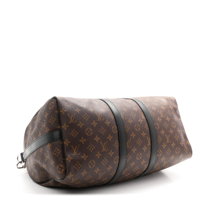 Louis Vuitton Monogram Macassar Keepall Bandouliere 45 4 of 21