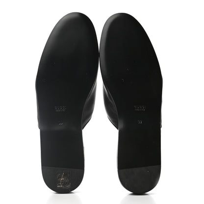 Gucci X MLB Lambskin NY Yankees Embroidered Womens GG Slippers 39 Black 5 of 8