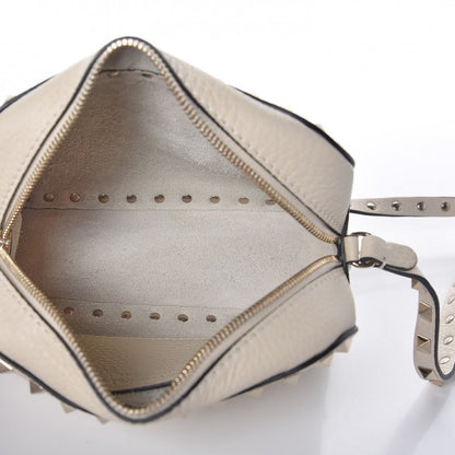 Valentino Garavani Grained Calfskin Rockstud Camera Crossbody Bag Ivory 5 of 7