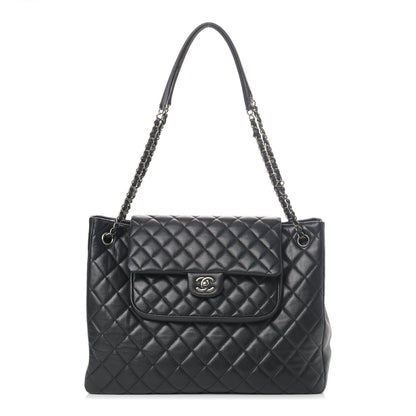 Chanel Caviar Quilted Flap Tote Black 1 of 6