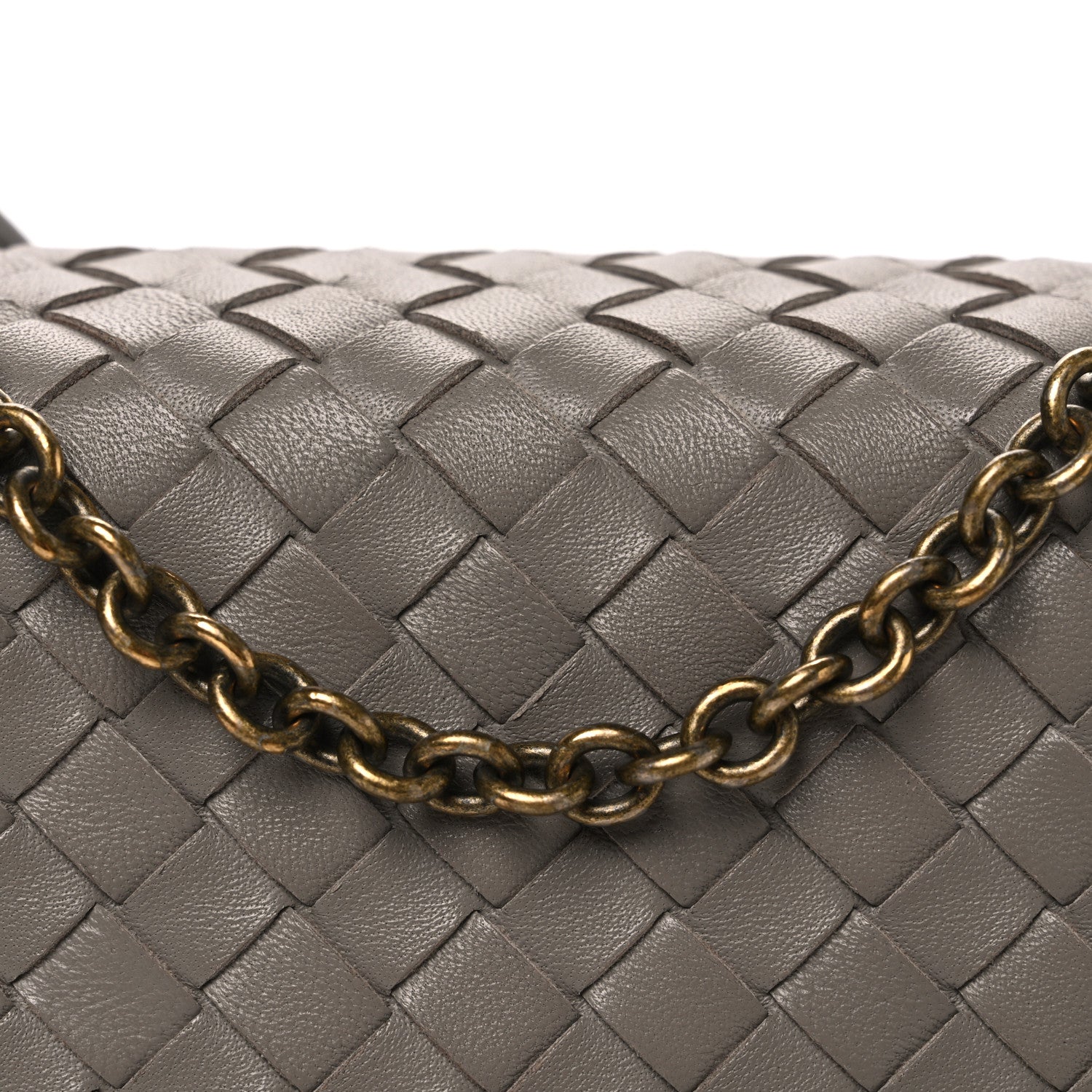 Bottega Veneta Nappa Intrecciato Baby Olimpia Shoulder Bag Limestone 10 of 12