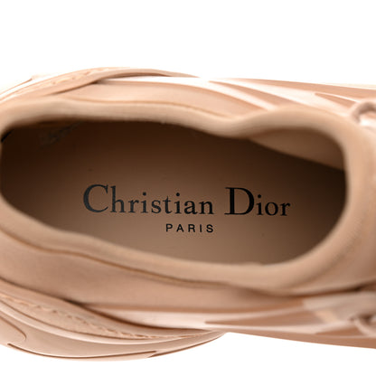 Christian Dior Neoprene Rubber Womens D-Connect Sneakers 39.5 Nude 8 of 9