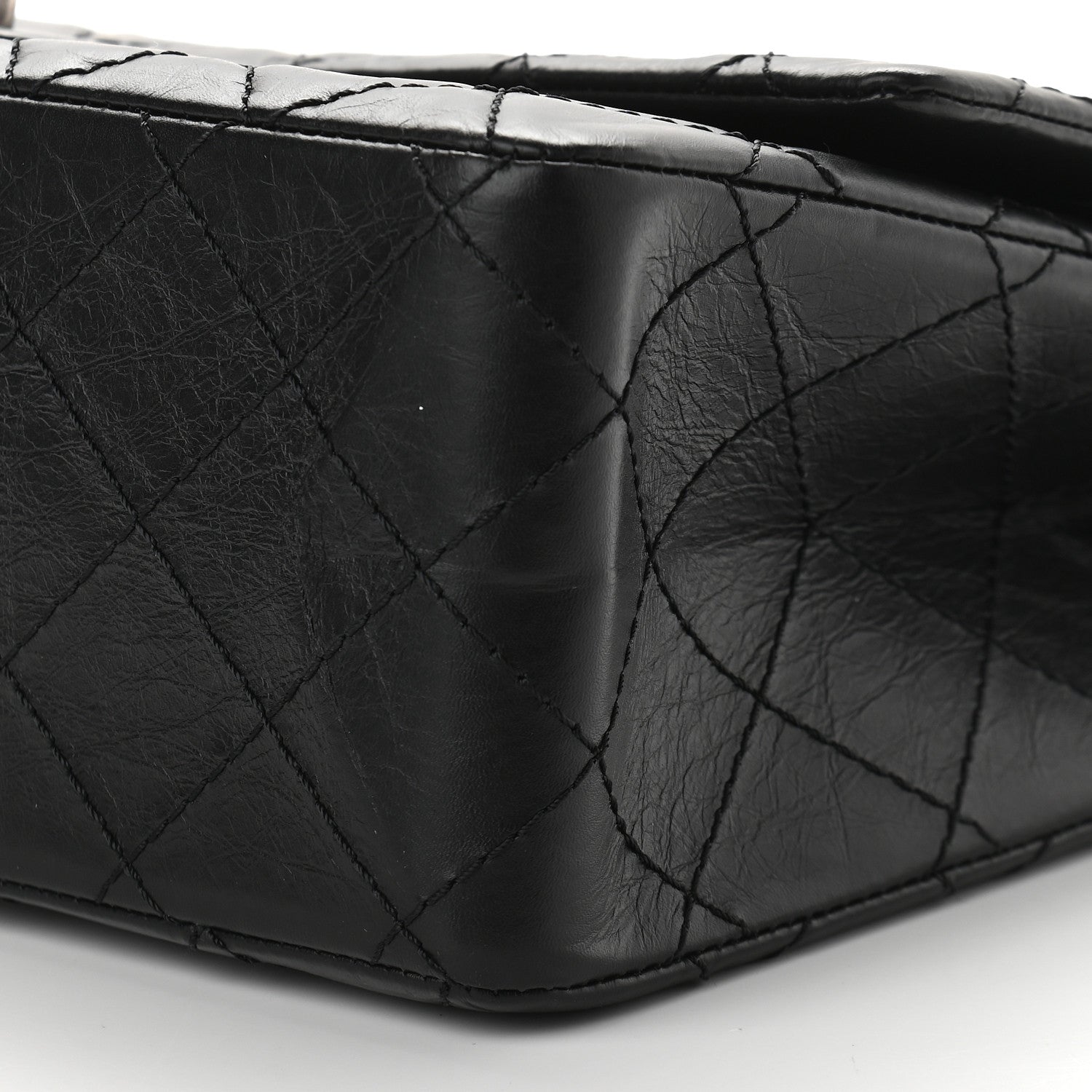 Chanel Aged Calfskin Quilted 2.55 Reissue 226 Flap Black 9 of 9
