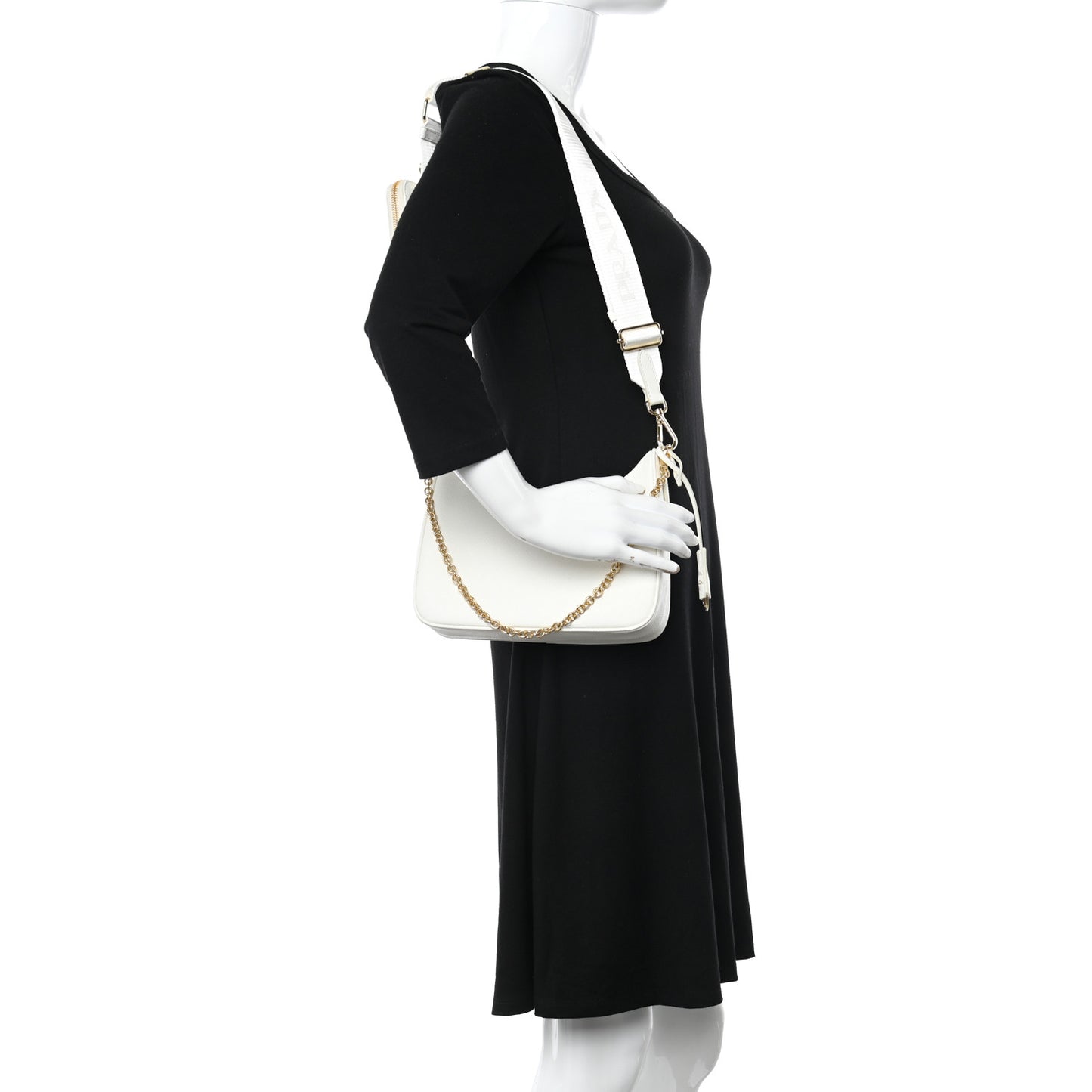 Saffiano Re-Edition 2005 Shoulder Bag White