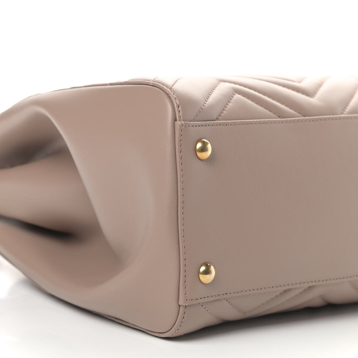Calfskin Matelasse Medium GG Marmont Tote Porcelain Rose