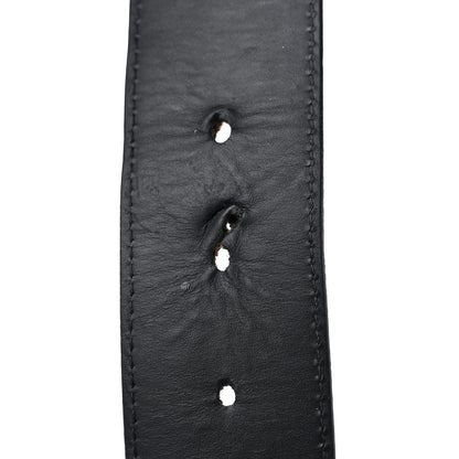Louis Vuitton Calfskin Monogram 40mm LV Initiales Reversible Belt 85 34 Black 5 of 8