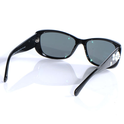 Chanel Camellia CC Sunglasses 5186 Black 2 of 5