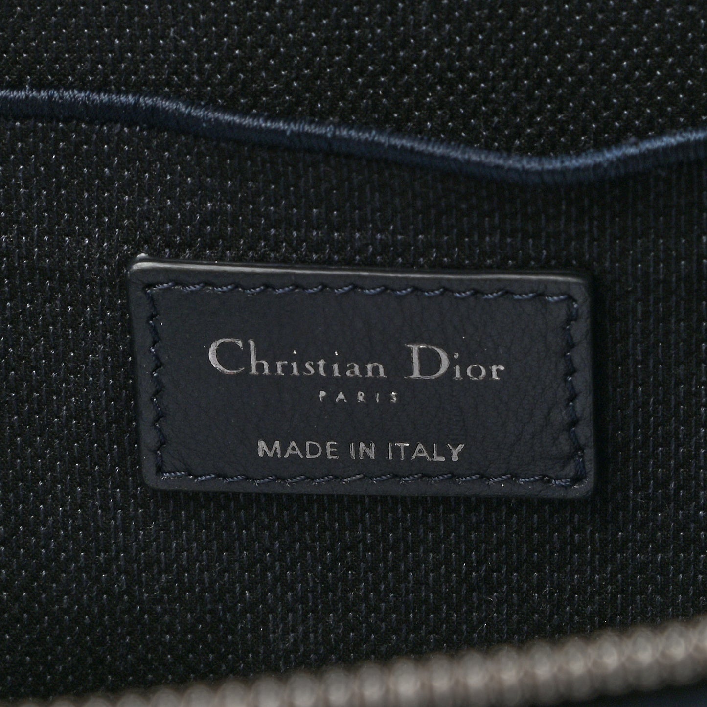 Velvet Cannage Diortravel Vanity Case Blue
