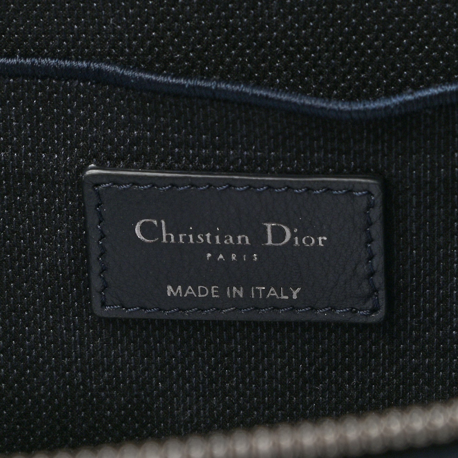 Christian Dior Velvet Cannage Diortravel Vanity Case Blue 7 of 8
