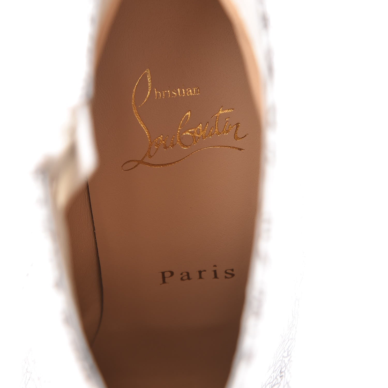 Christian Louboutin Calfskin Caligraf So Kate Booty 100 Ankle Boots 37 Black White 7 of 8