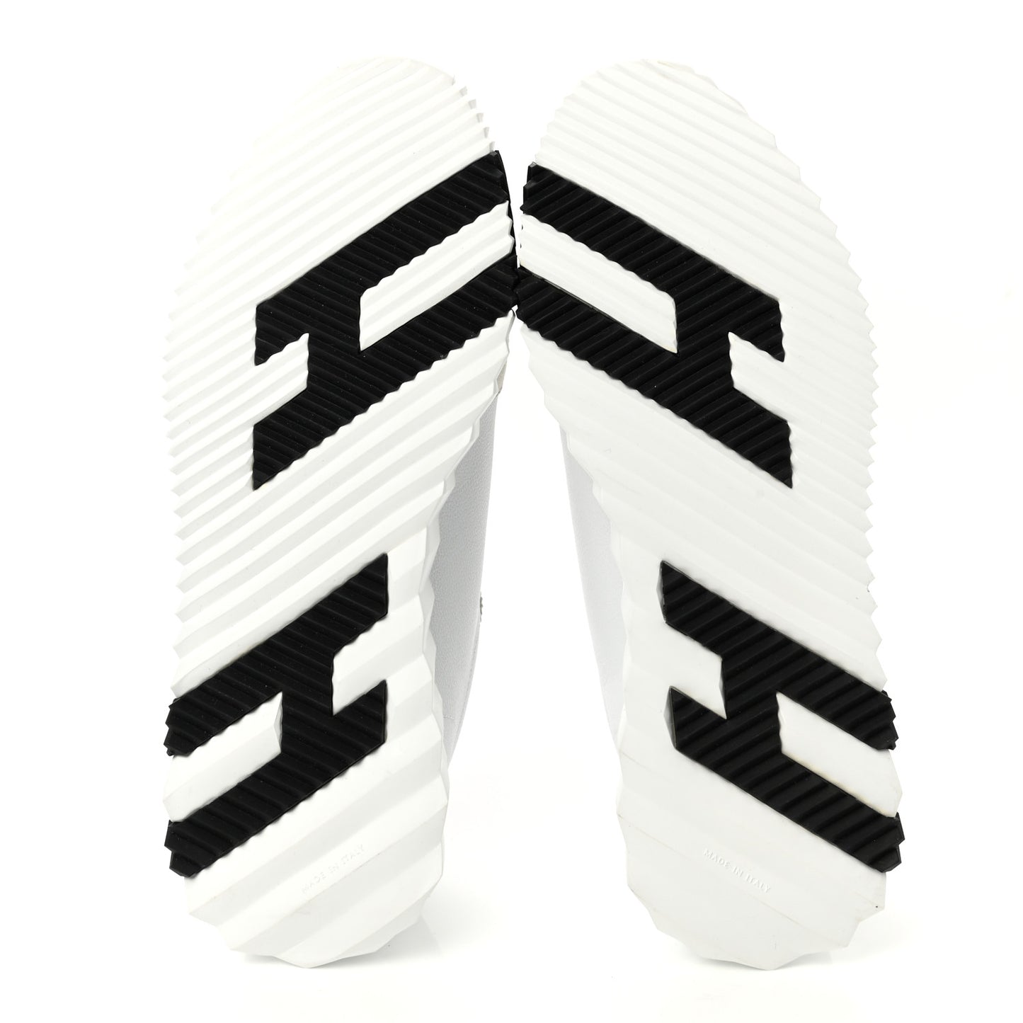 Goatskin Suede Goatskin Bouncing Sneakers 40 White Black