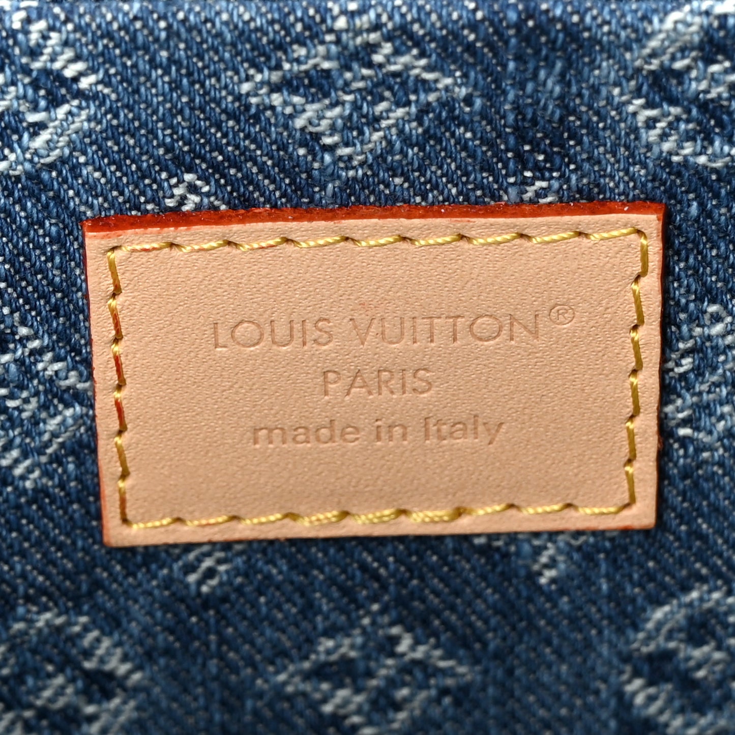 Monogram Denim Nice Mini Blue