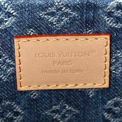 Louis Vuitton Monogram Denim Nice Mini Blue 6 of 7