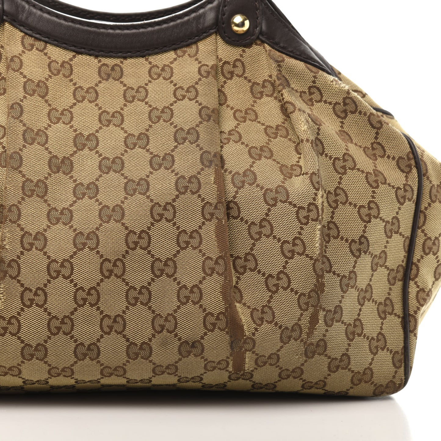 Monogram Medium Sukey Tote Dark Brown