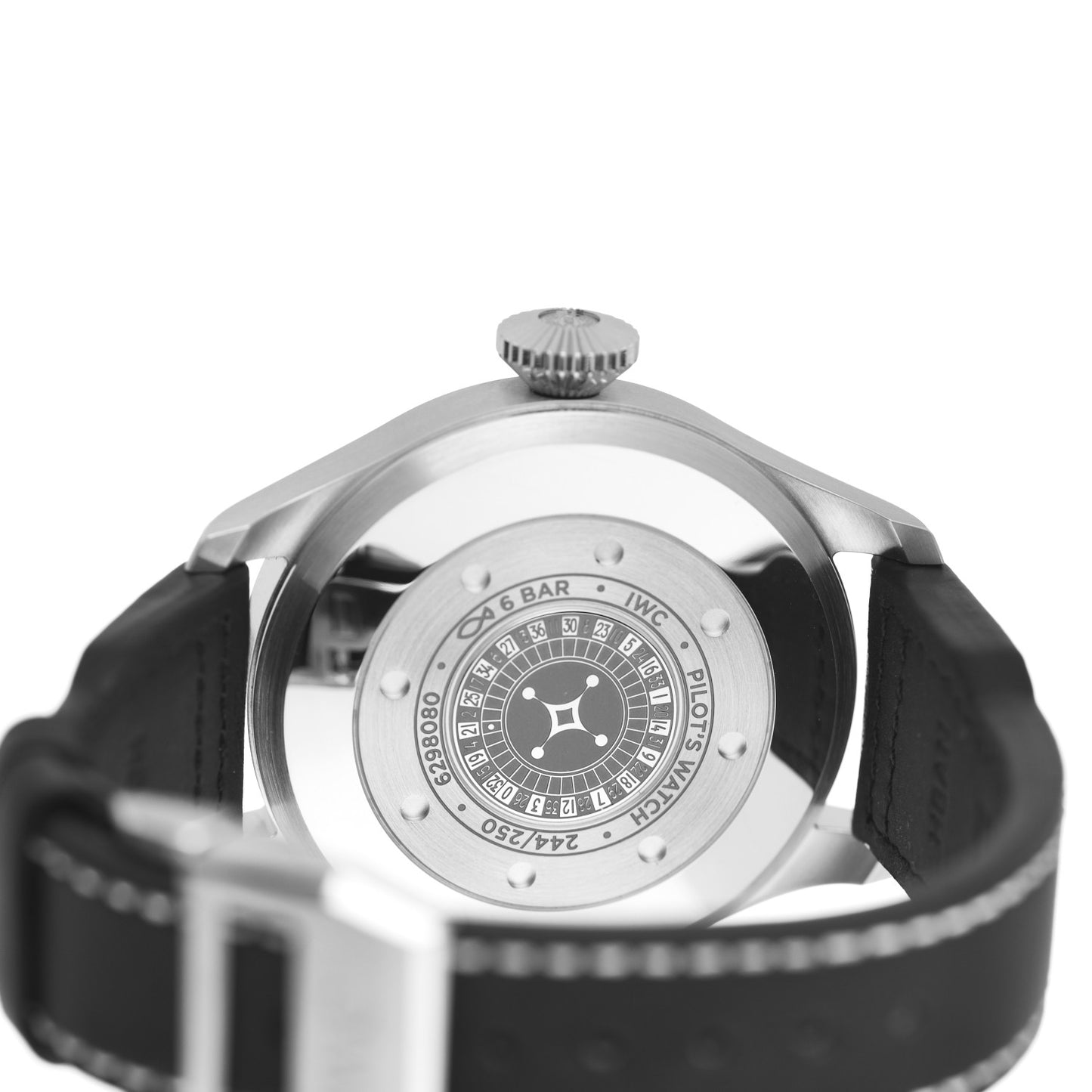 Stainless Steel Calfskin 46mm Big Pilot's Vegas Edition Automatic Watch IW501014