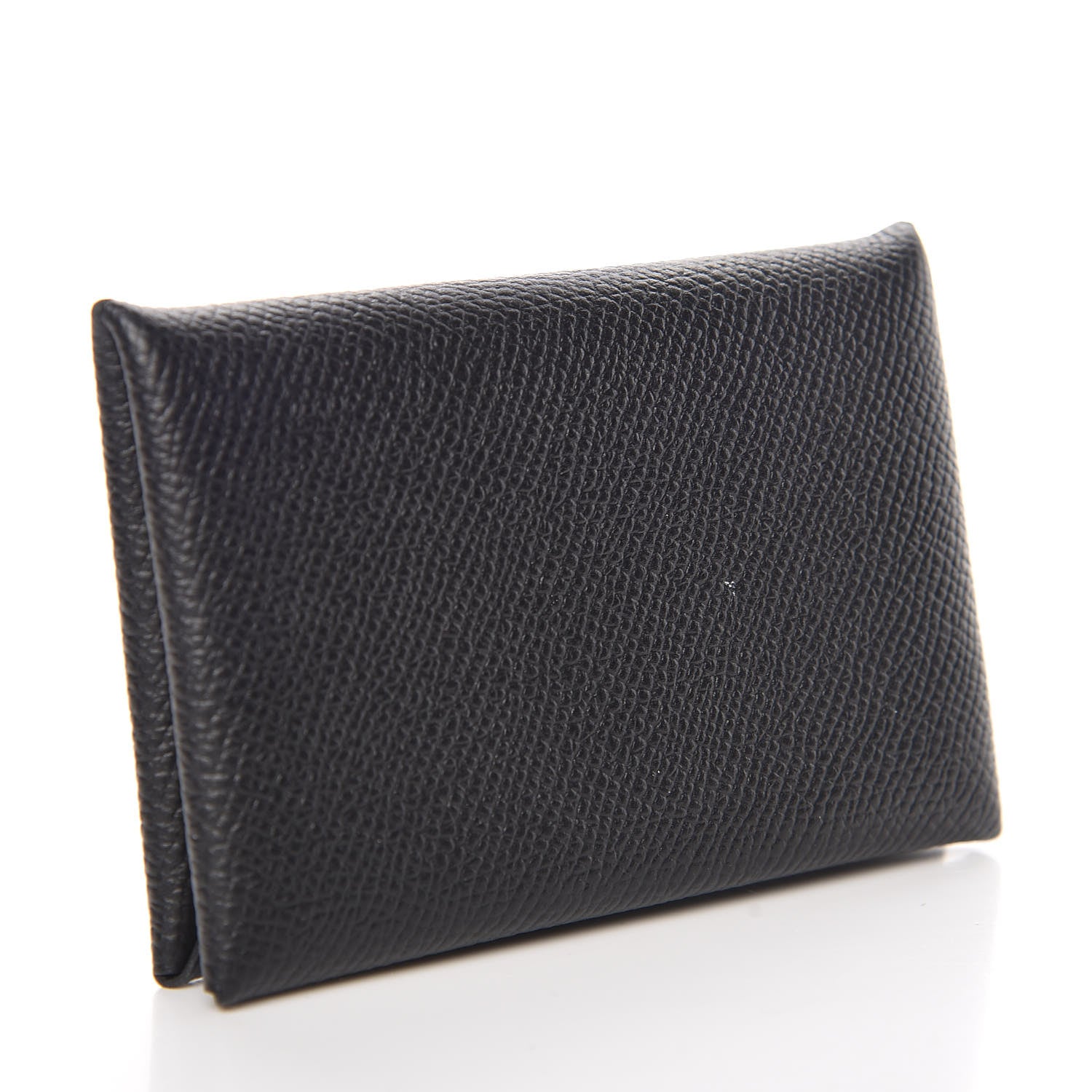 Hermes Epsom Calvi Card Case Black 3 of 8