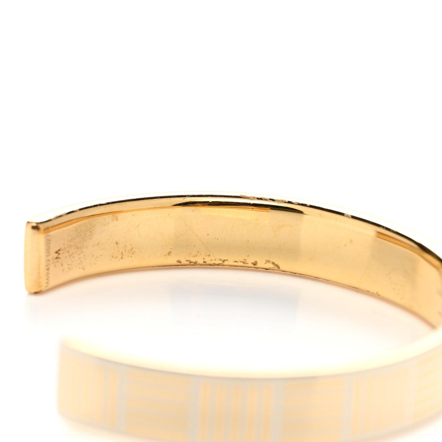 Palladium Damier Cuff M Gold