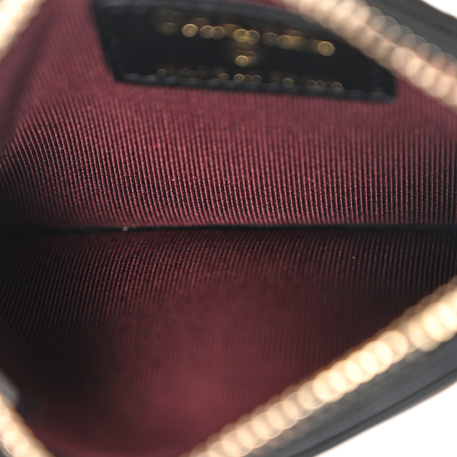 Chanel Lambskin Quilted Flap Zip Card Holder Black 5 of 8