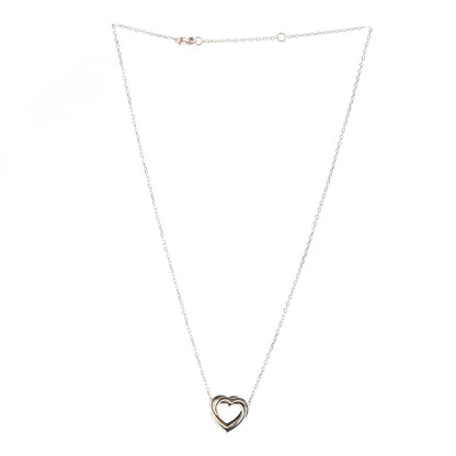 Cartier 18K Pink Yellow White Gold Trinity Heart Necklace 3 of 9