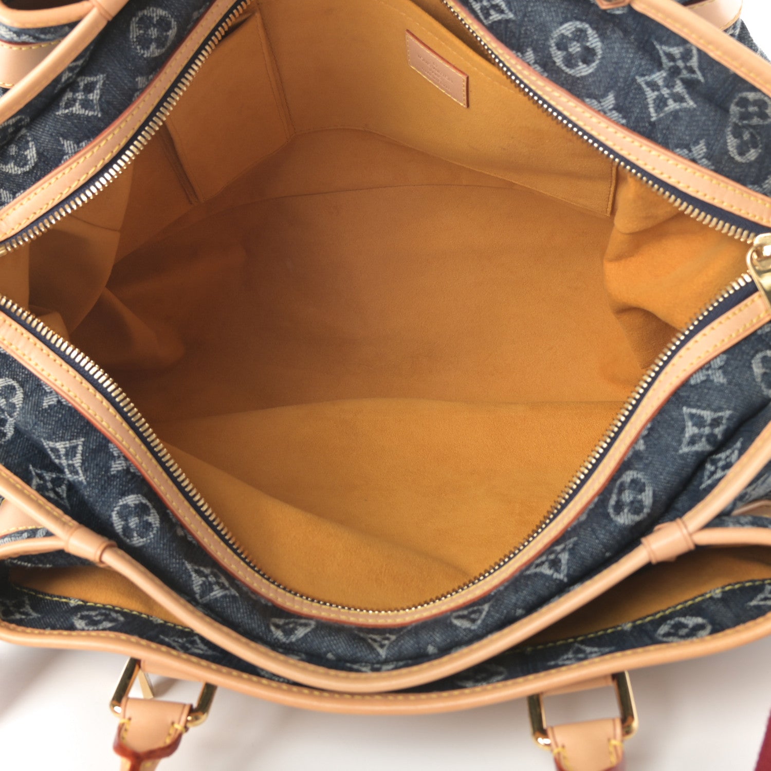 Louis Vuitton Denim Raye Cabas GM 6 of 13
