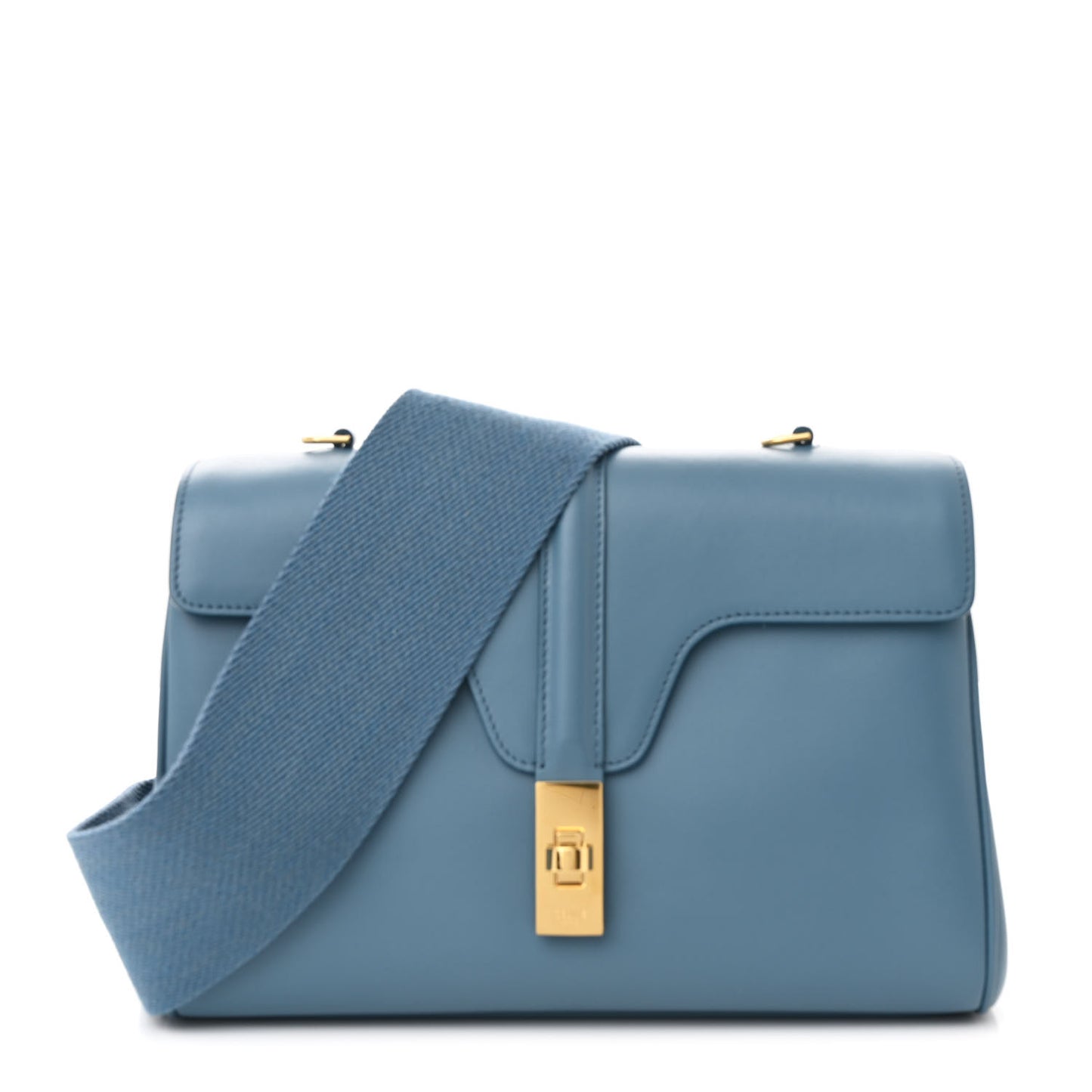 Smooth Calfskin Teen 16 Crossbody Bag  Blue