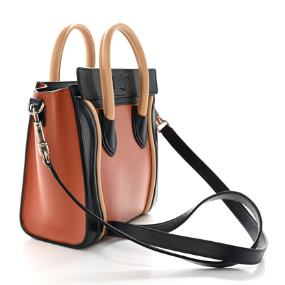 Celine Smooth Calfskin Nano Tri-Color Luggage Brick 3 of 14