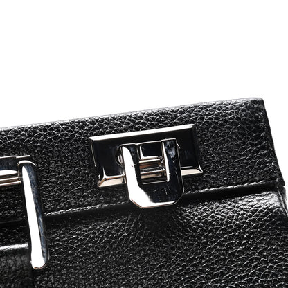 Gucci Grainy Calfskin Medium Zumi Top Handle Bag Black 15 of 17
