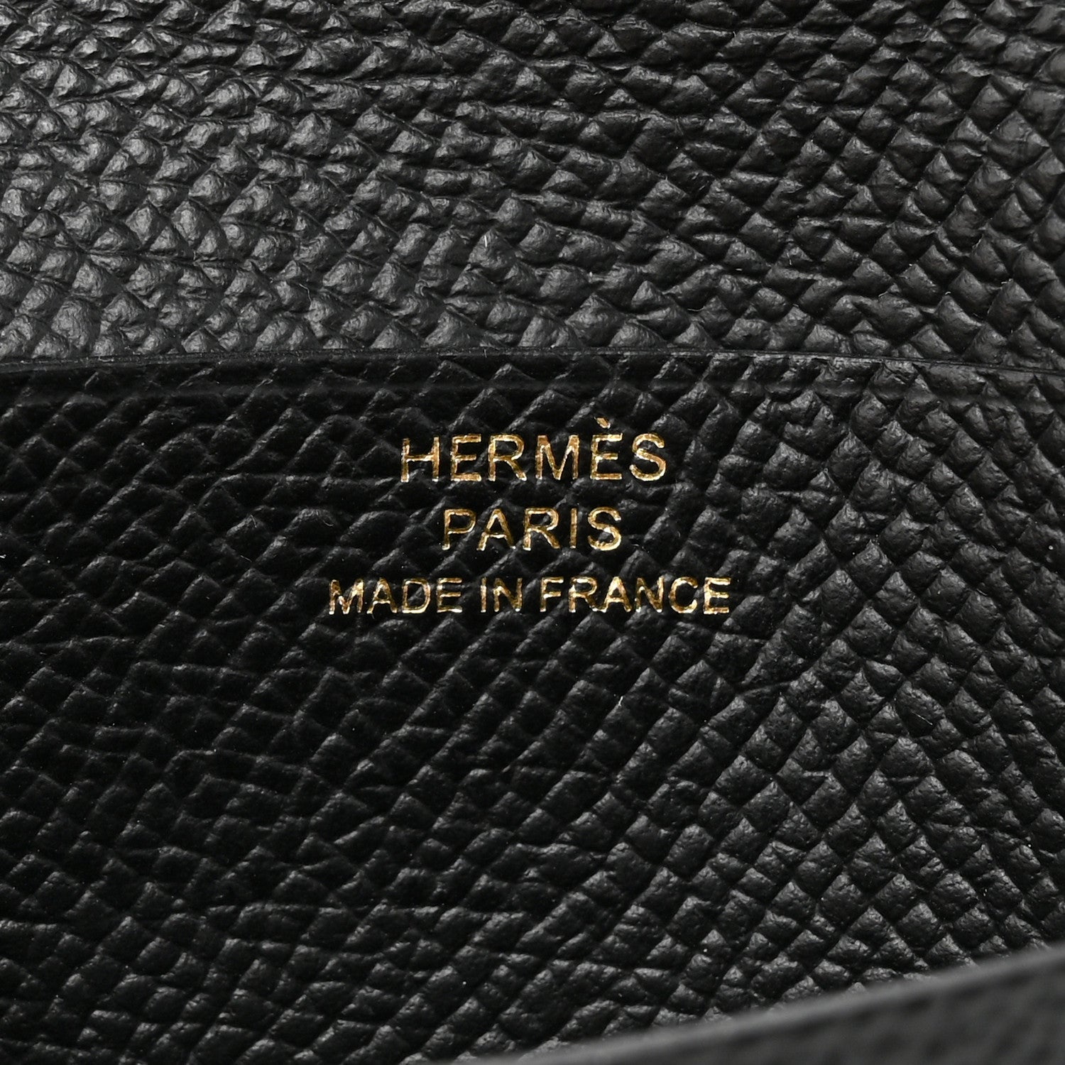 Hermes Epsom Bearn Compact Wallet Black 7 of 9