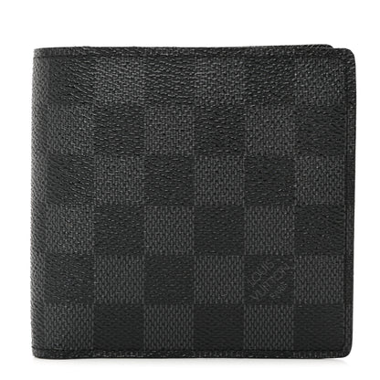 Louis Vuitton LOUIS VUITTON Damier Graphite Marco Wallet 1 of 7