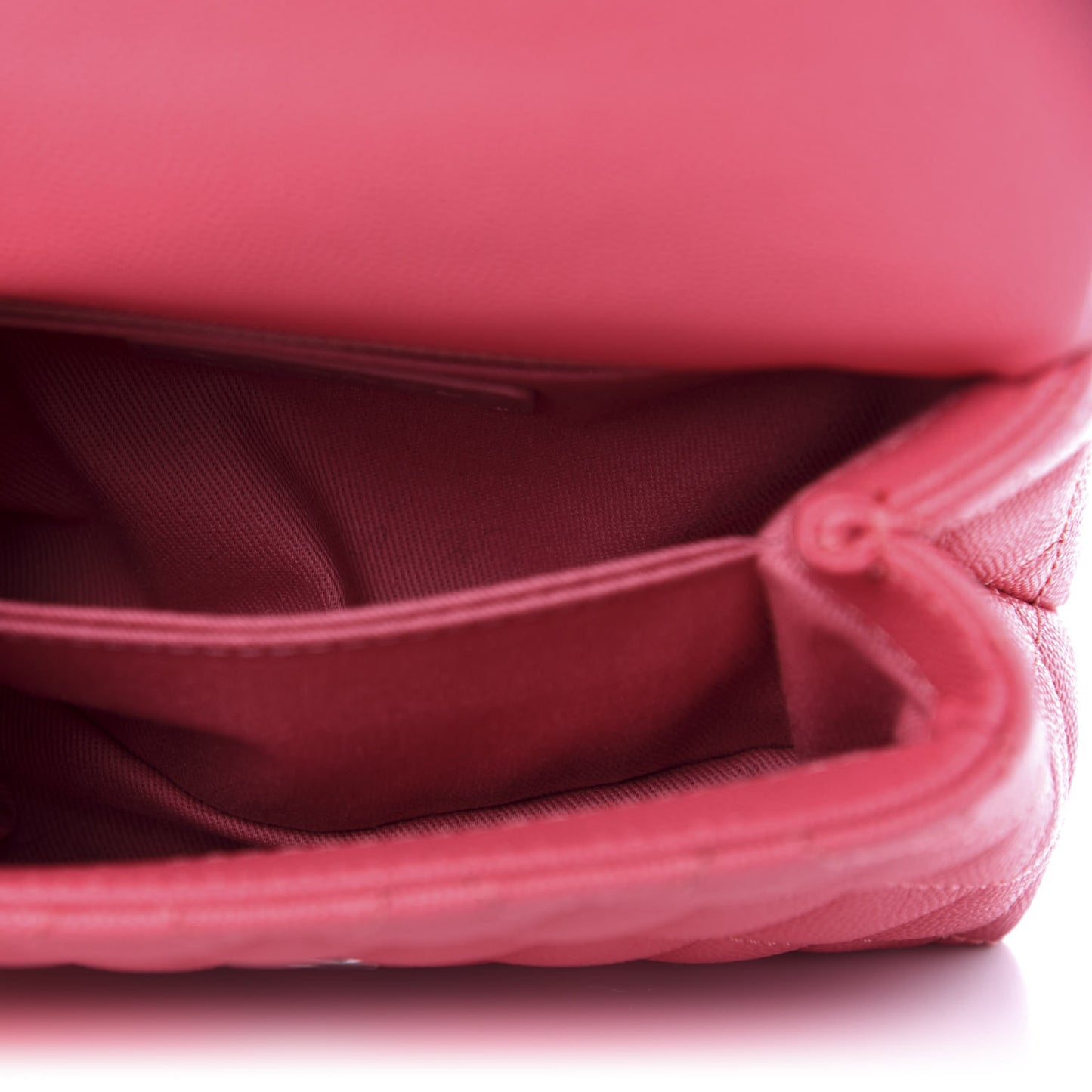 Caviar Quilted Incognito Extra Mini Coco Handle Flap Pink