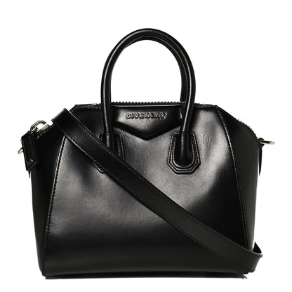 Givenchy Shiny Lord Calfskin Mini Antigona Black 2 of 12
