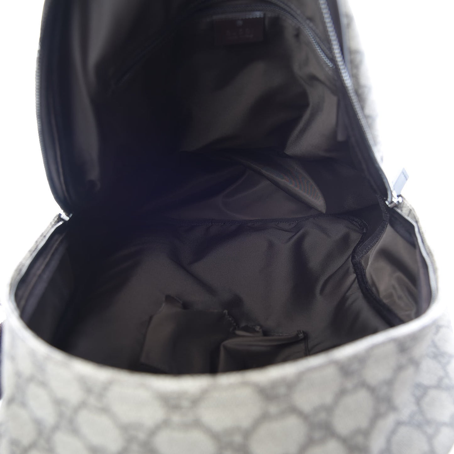 GG Plus Monogram Interlocking G Medium Backpack Dark Brown