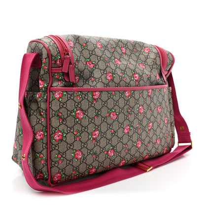 Gucci GG Supreme Monogram Rose Bud Diaper Bag Pink 4 of 16