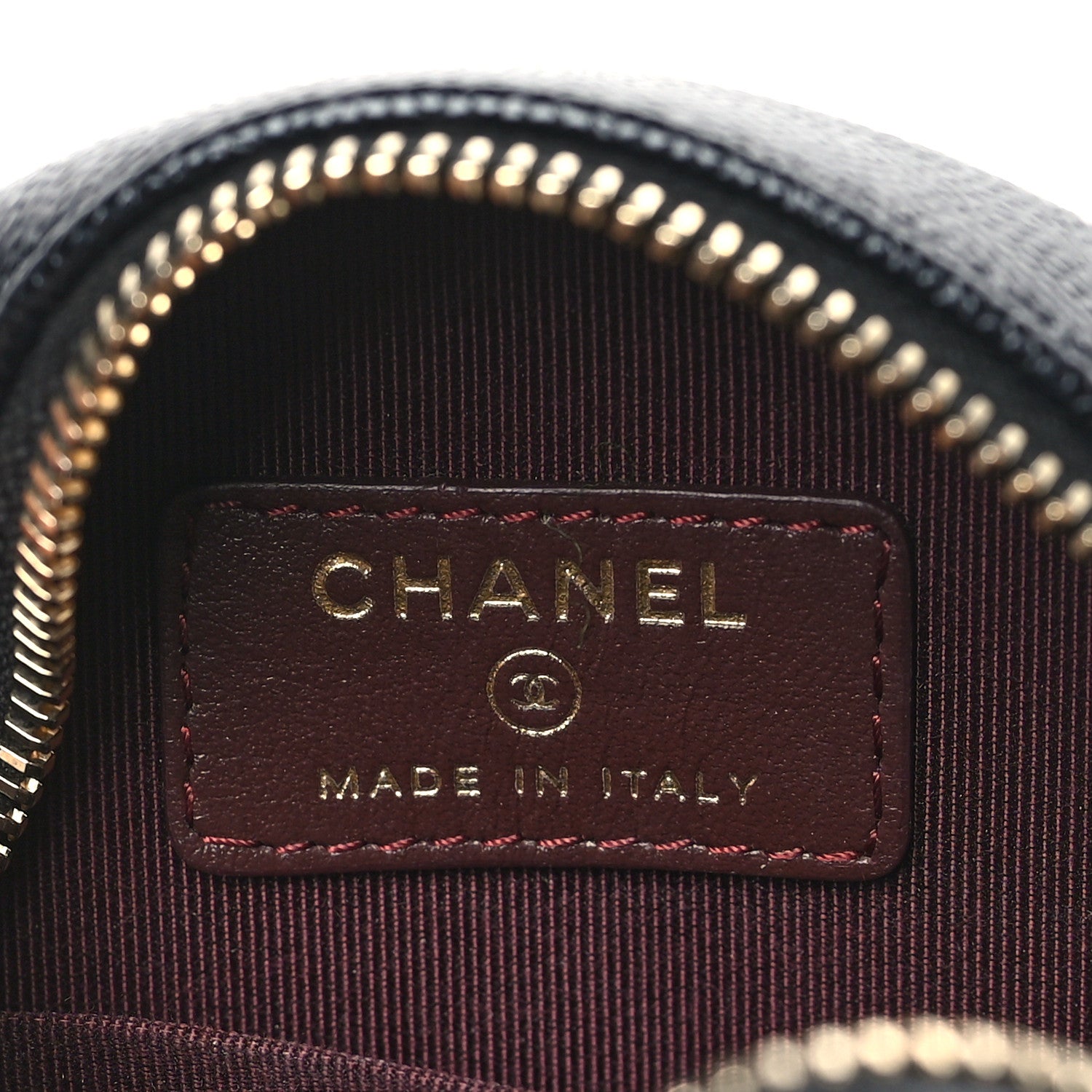 Chanel Caviar Quilted Small Round Bag With Chain Black 6 of 9