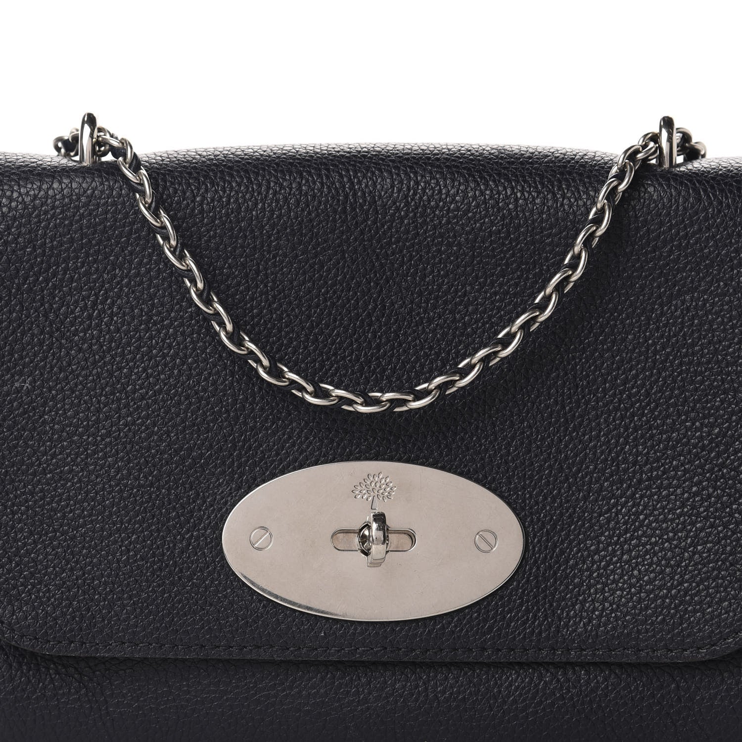 Mulberry Small Classic Grain Small Lily Flap Midnight Blue 12 of 12
