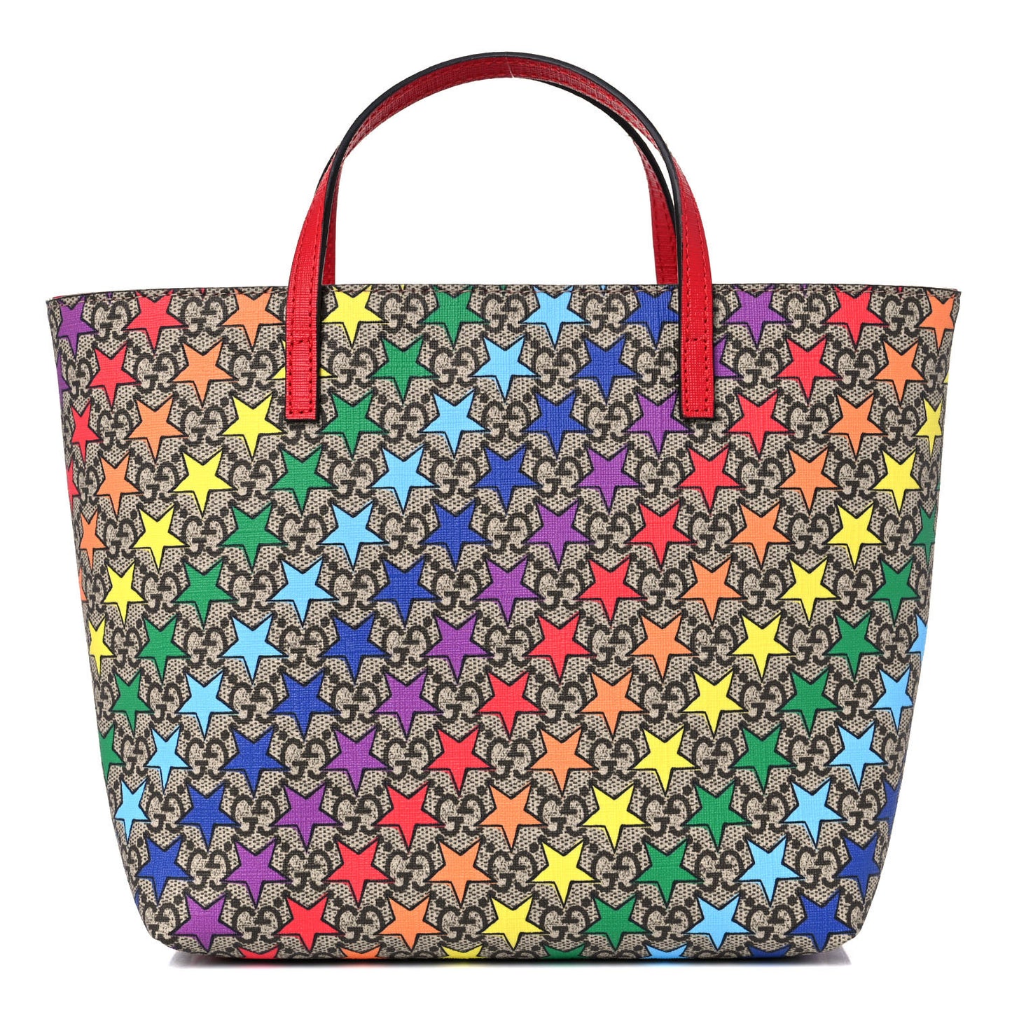 GG Supreme Monogram Childrens Star Print Tote Multicolor
