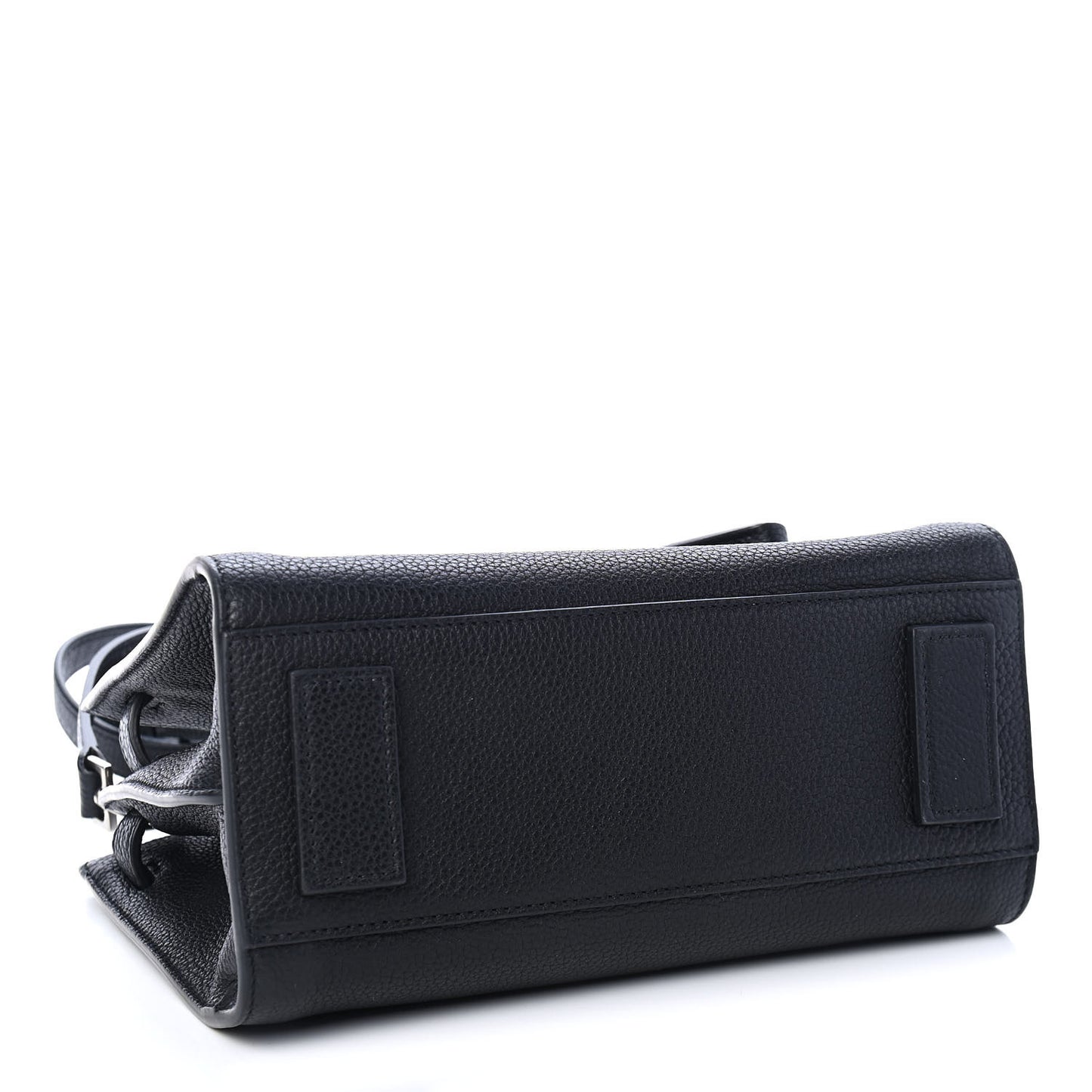Grained Calfskin Nano Sac De Jour Souple Black