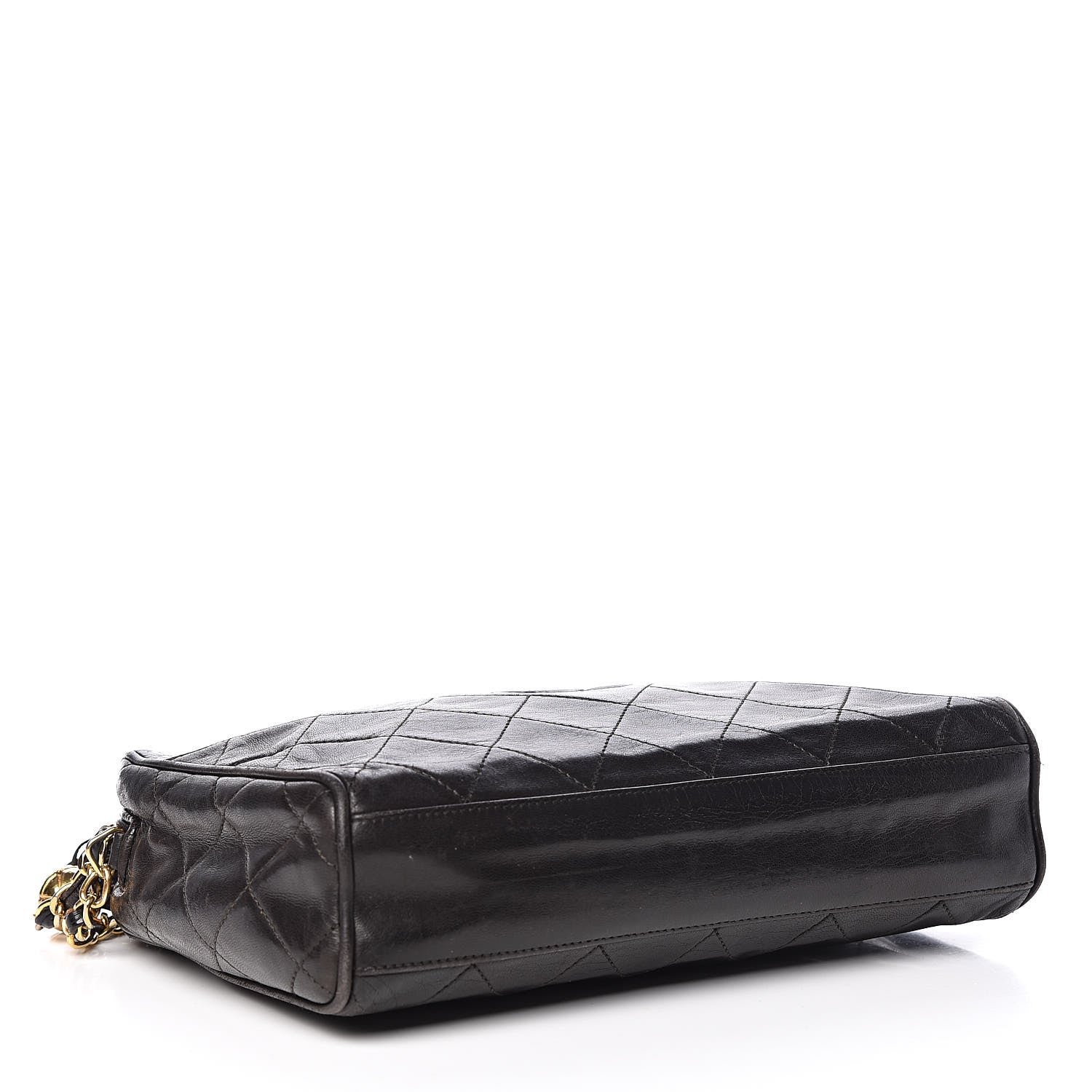 Chanel Lambskin Quilted CC Tassel Camera Case Black 4 of 19