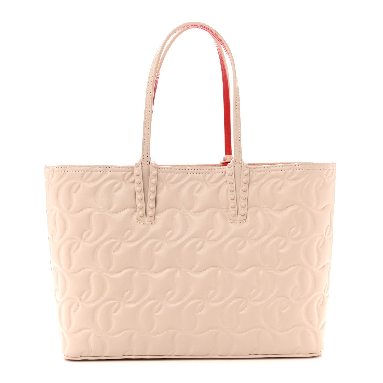 Christian Louboutin Nappa Embossed East West Cabata Tote Leche 1 of 12