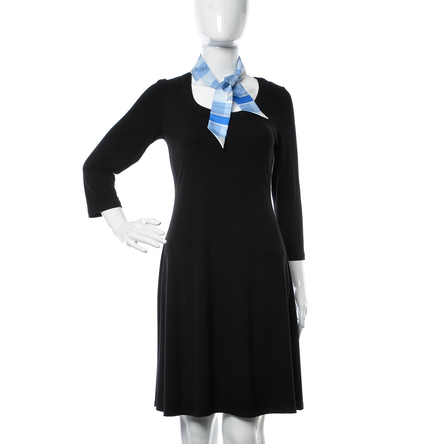 Silk Mors Et Gourmettes Vichy Twilly Ciel Bleu Azur Blanc