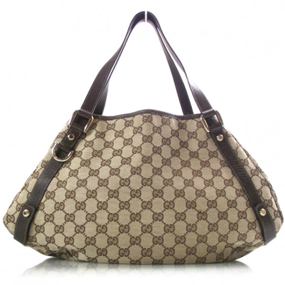 Gucci Monogram Medium Abbey Shoulder Bag Dark Brown 1 of 12