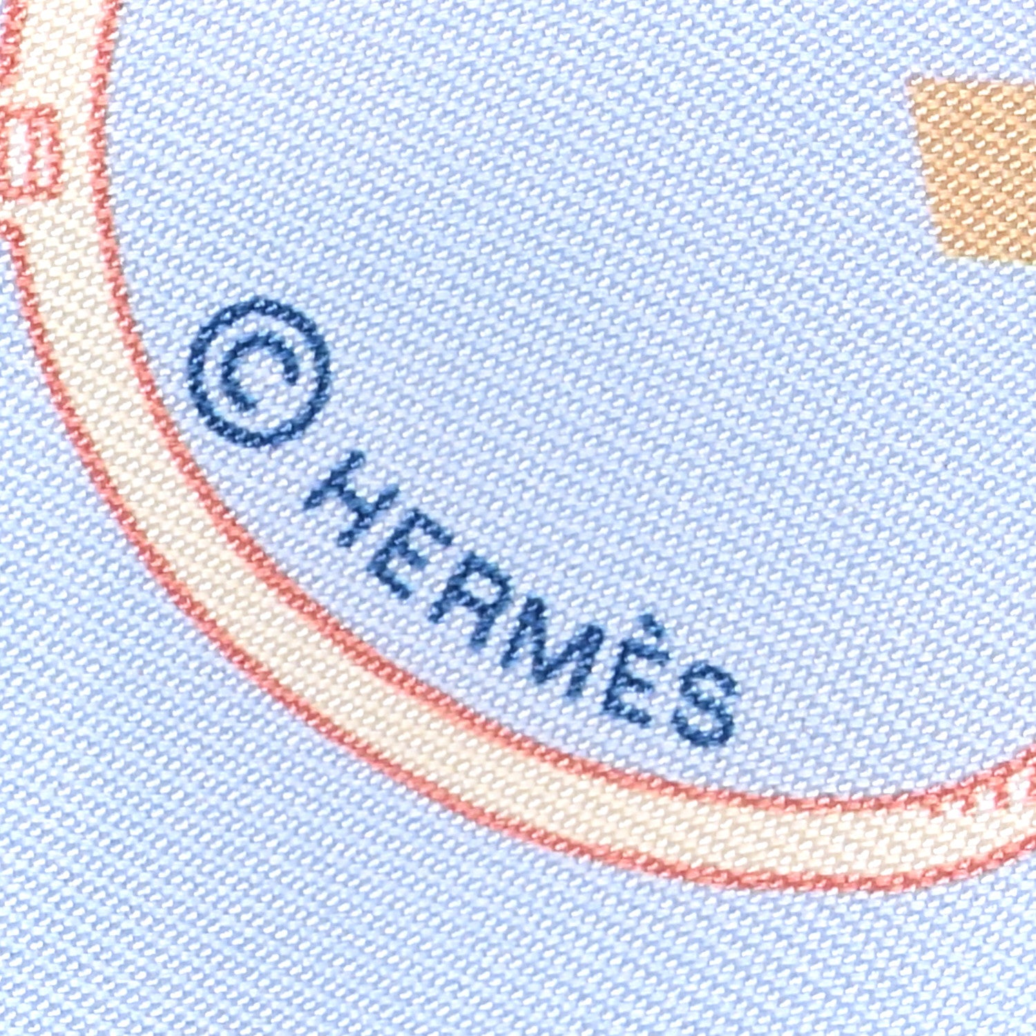 Hermes Silk Do Re Boucles Twilly Bleu Ciel Blue Cob 4 of 6