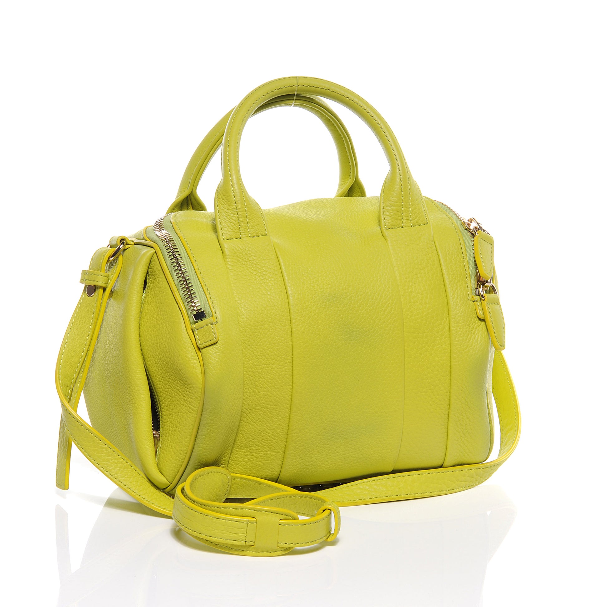Alexander Wang Pebbled Leather Rockie Acid w Pale Gold Hardware 3 of 6