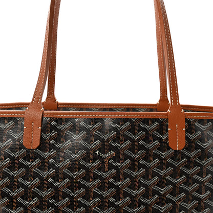 Goyard Goyardine Artois MM Black Gold 7 of 9