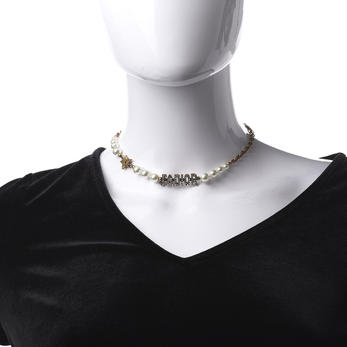 Pearl Tribal Choker Necklace Gold