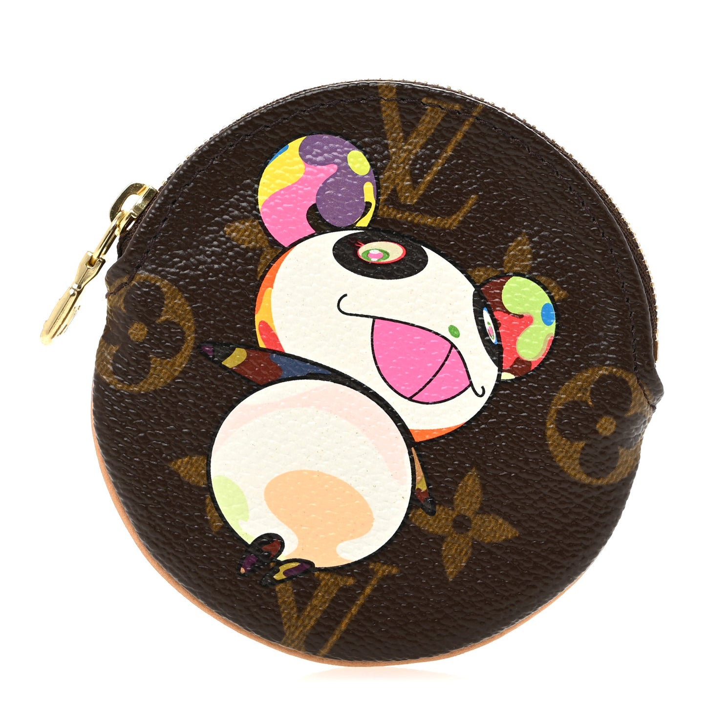 Monogram Panda Round Coin Purse