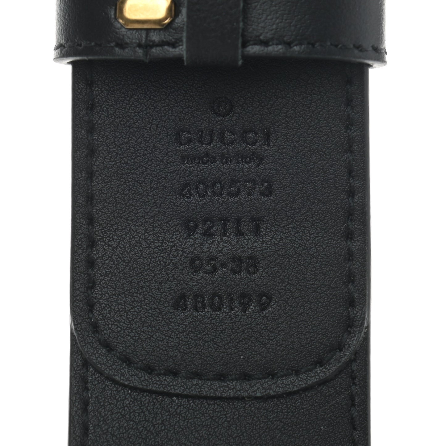 GG Supreme Monogram Matte Plutone Calfskin Double G 40mm Belt 95 38 Beige Ebony Black